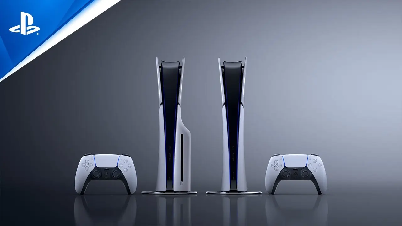 GTA 6 Platforms (Image has the PlayStation 5 Slim Digital and Disc Editions)