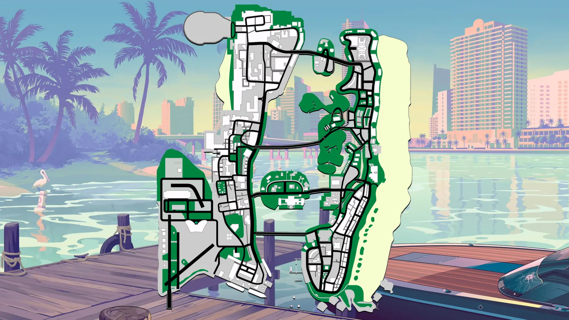 GTA Vice City Map